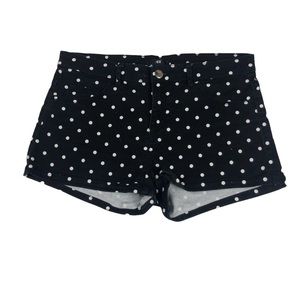 H&M Black Polka Dot Shorts size 6